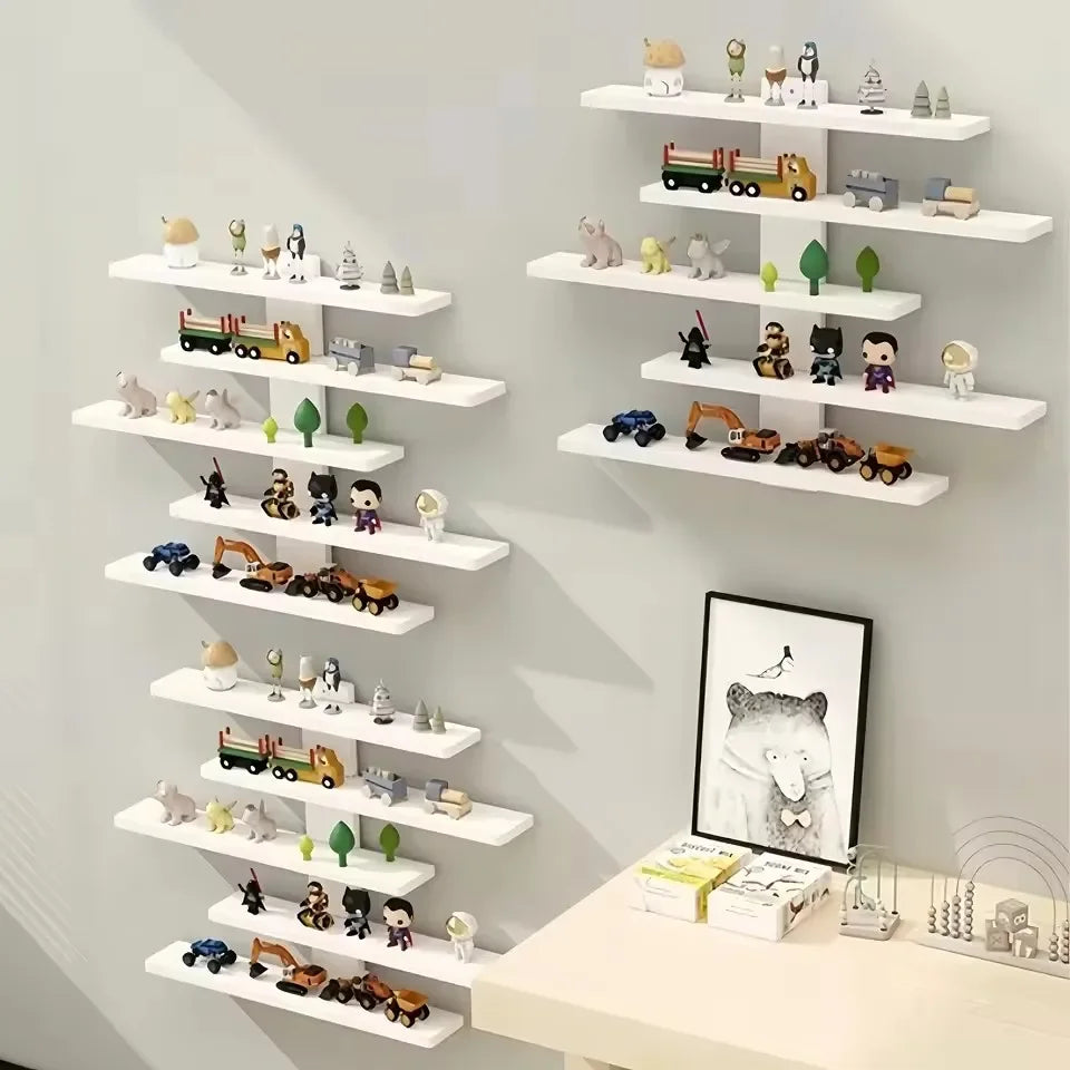 Lightweight Wall-Mounted 5-Tier Display Shelf