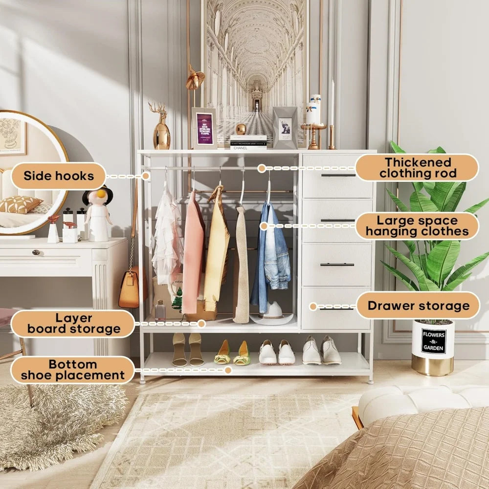 Open Wardrobe for Bedroom