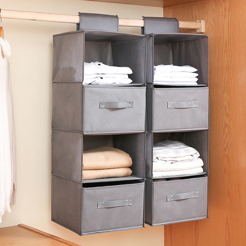 Cotton Linen Hanging Storage Drawer