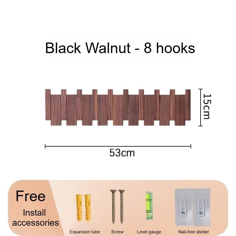 Wall Mounted Piano Key Coat Rack