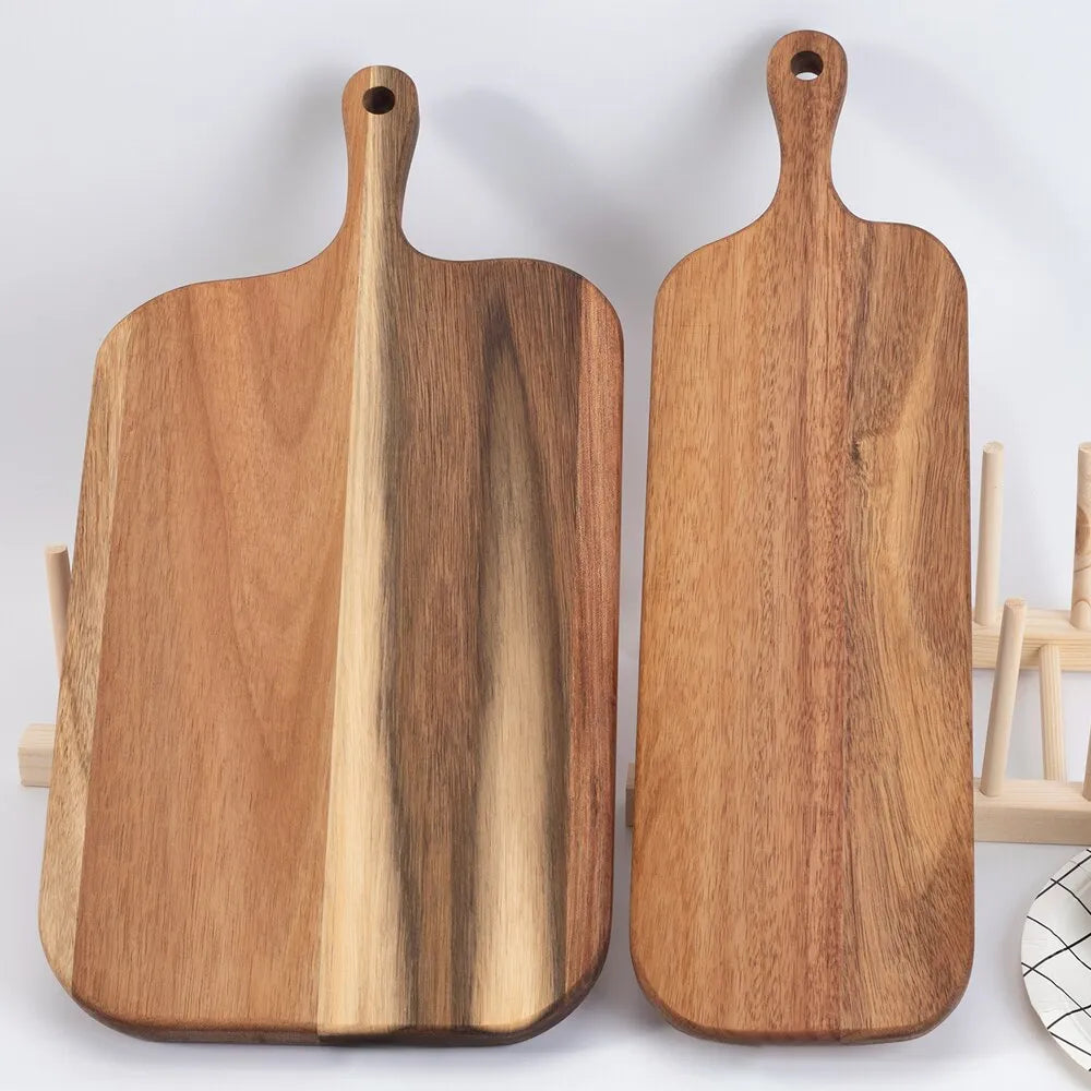 Wooden Cutting Board with Handle