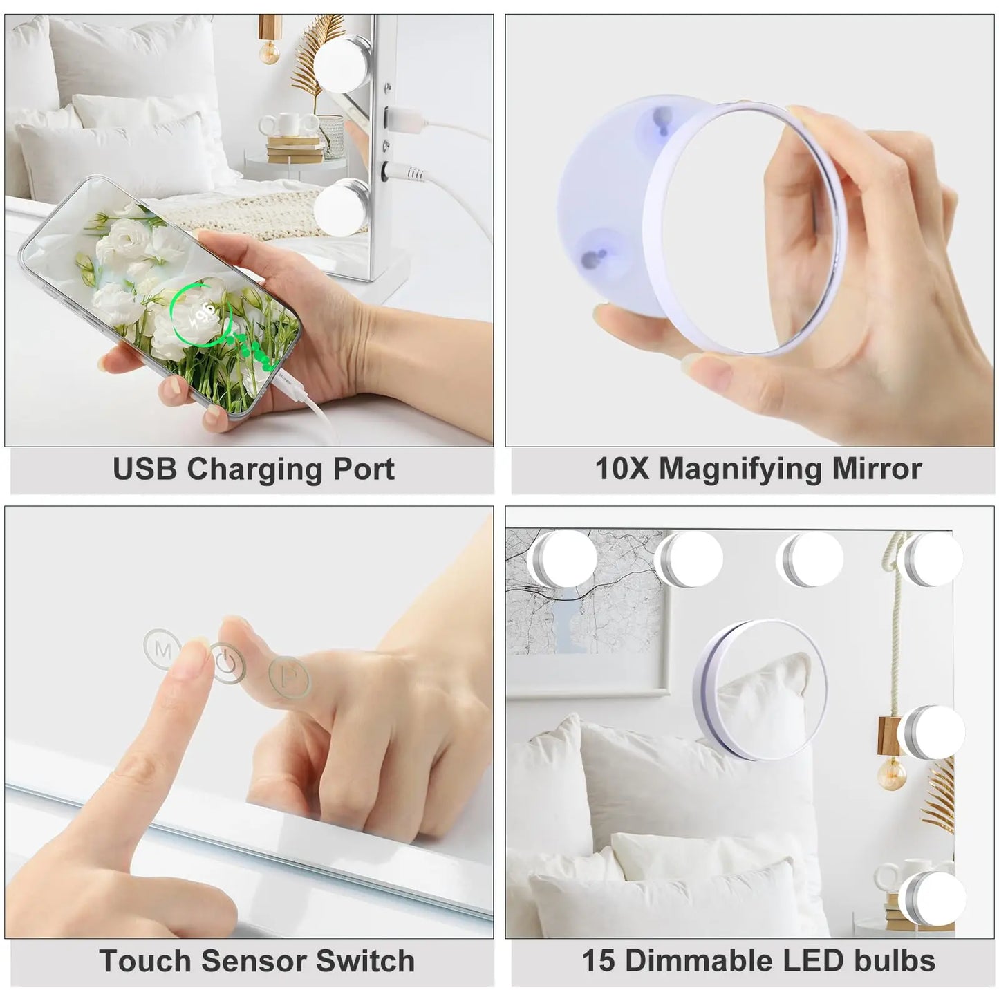 Hollywood Vanity Mirror with Lights