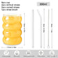 4pcs Creative Glasses With Straws