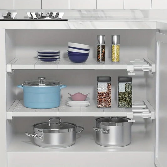 White Expandable Divider Storage