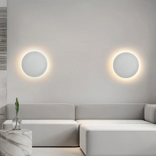 Round Sensor Wall Light