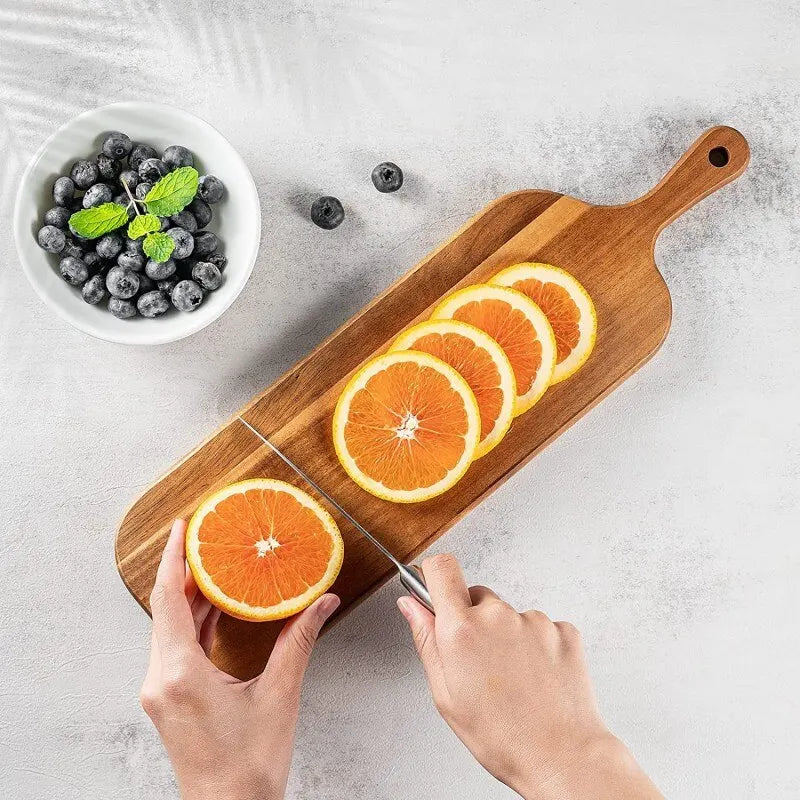 Wooden Cutting Board with Handle