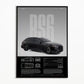 Black & White Famous Cars Posters