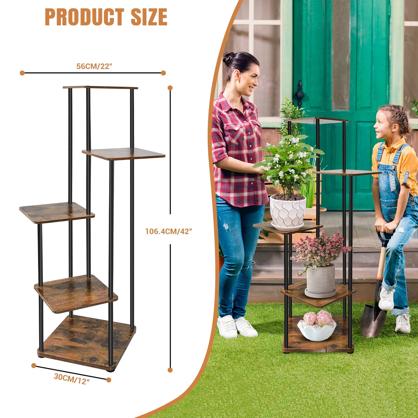4 Tier Plant Stand