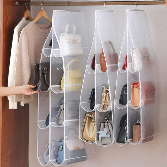 Handbag hanging organiser