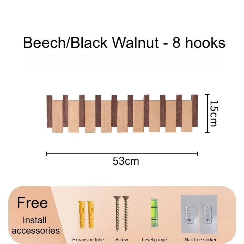 Wall Mounted Piano Key Coat Rack