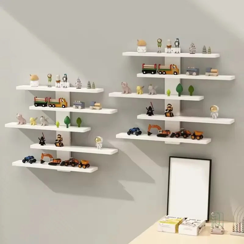 Lightweight Wall-Mounted 5-Tier Display Shelf
