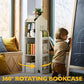 360-Degree Rotating Bookshelf Castle