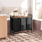 Wheeled Three Compartment Laundry Sorter