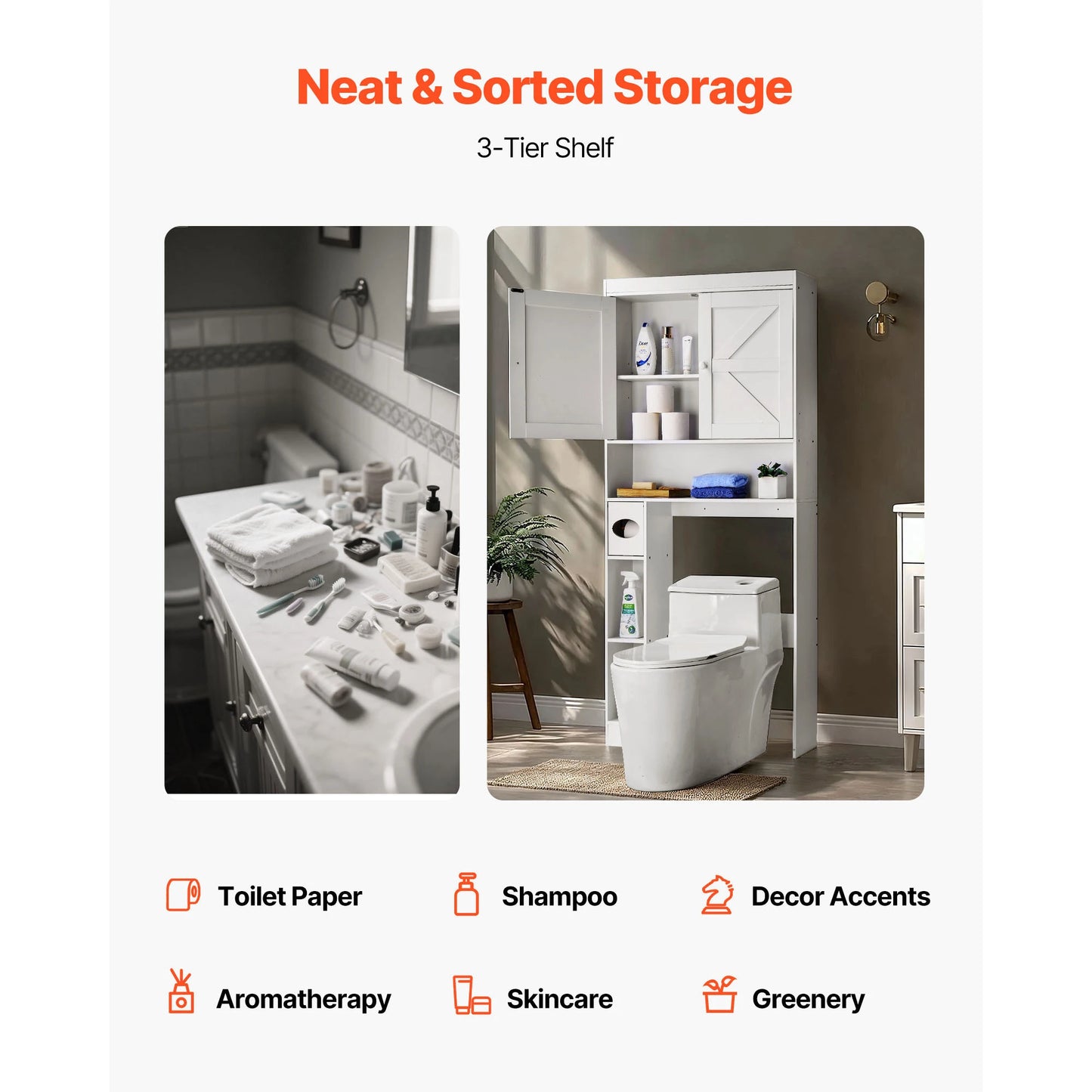 Over The Toilet Storage Cabinet