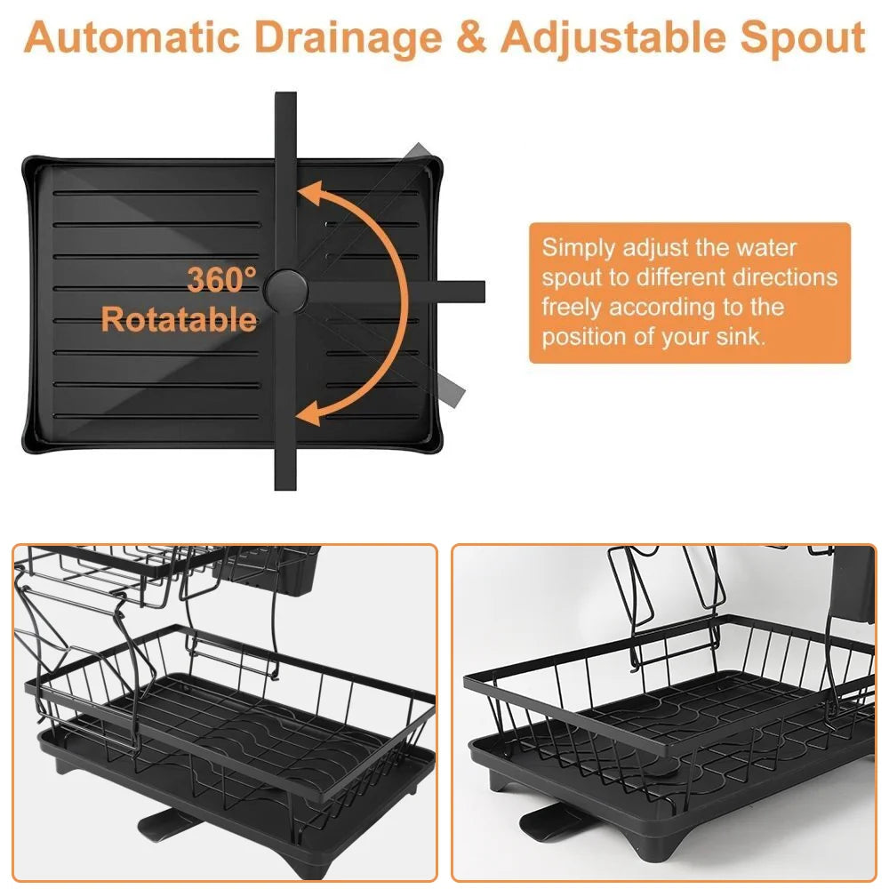 2-Tier Dish Drainer