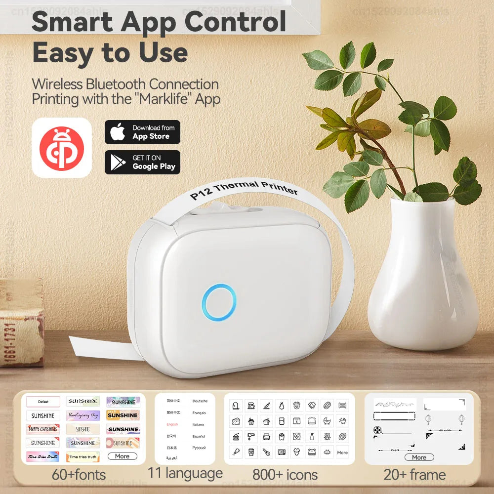 Bluetooth Mini Label Printer