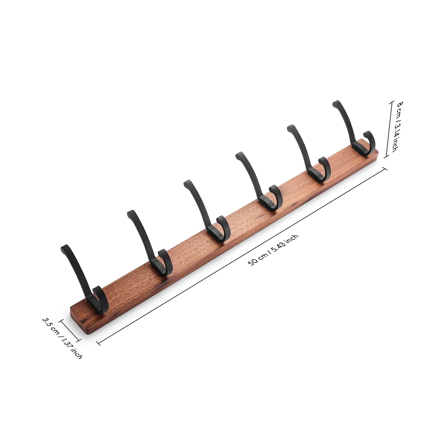 Wood Wall Hook (Black)