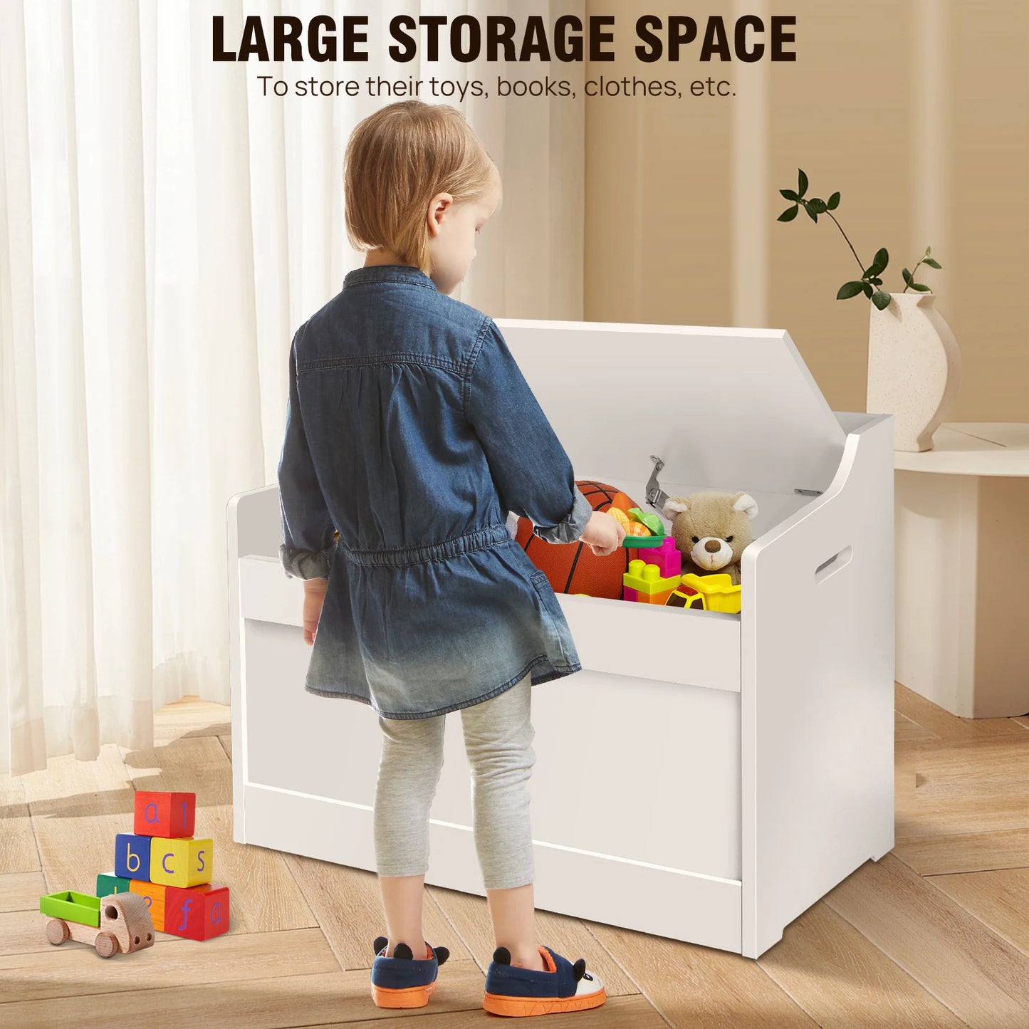2-in-1 Toy and Blanket Box
