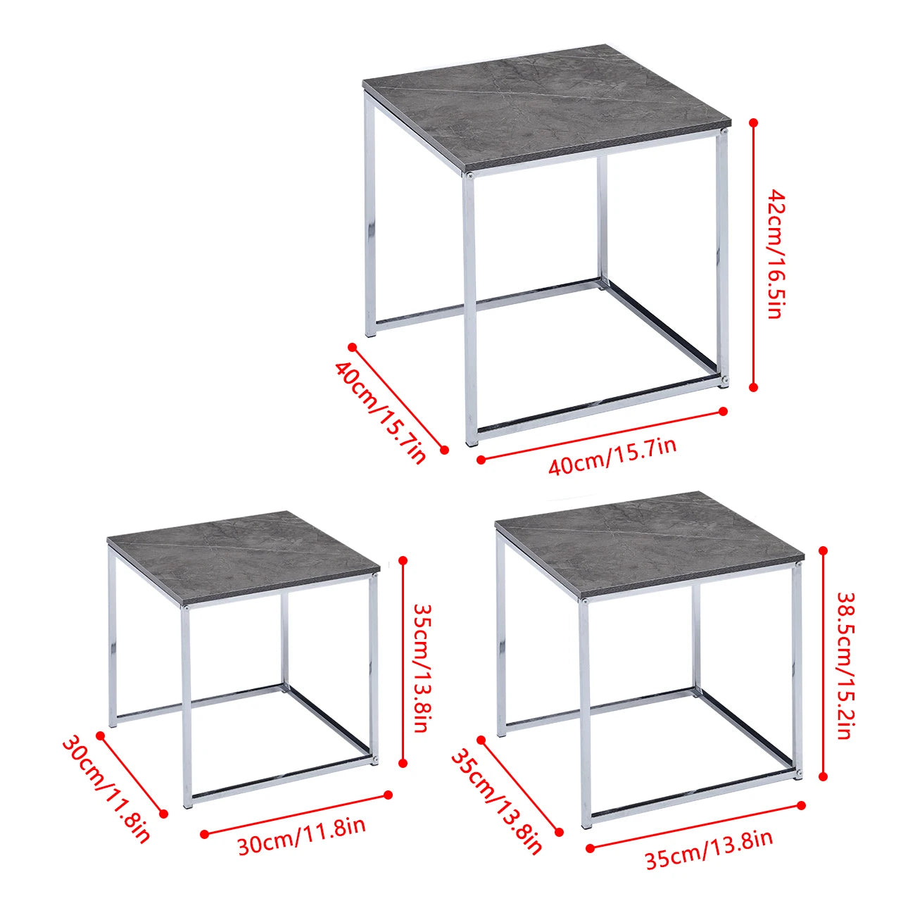 Set Of 3 Nesting Coffee Tables