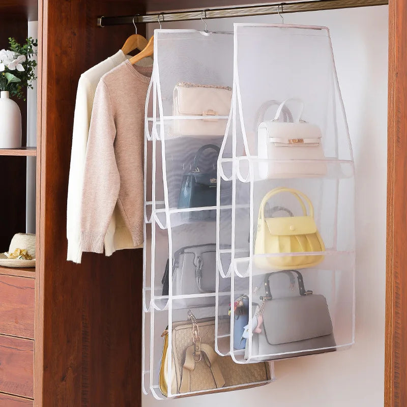 Handbag hanging organiser