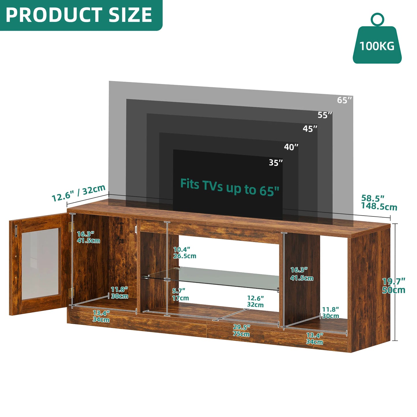 65 Inch TV Cabinet