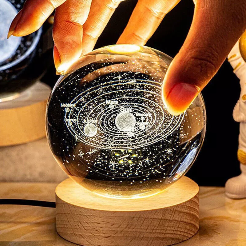 3D Planet Moon Lamp