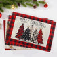 4pcs Linen Christmas Placemats