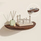 Wooden Semicircle Wall Shelves