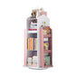 360-Degree Rotating Bookshelf Castle