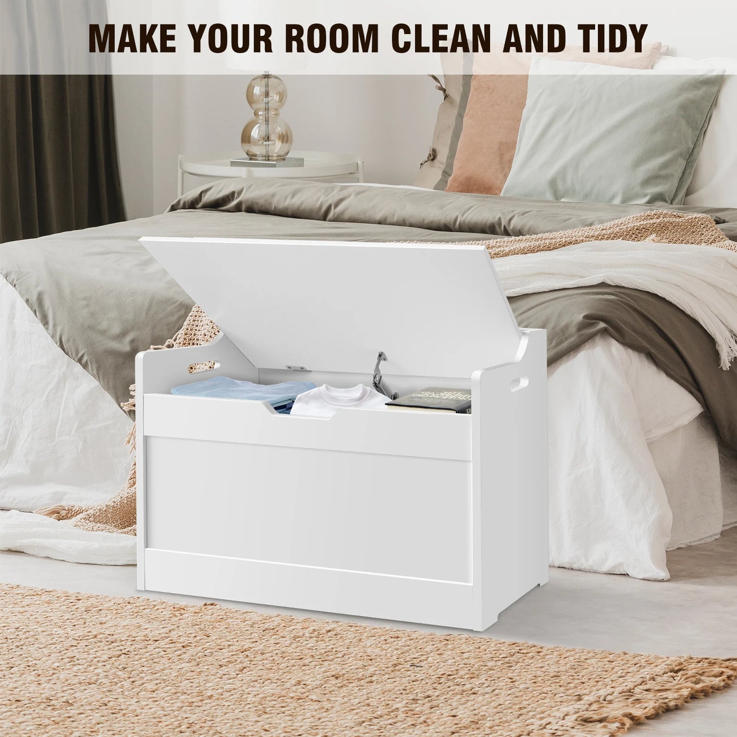2-in-1 Toy and Blanket Box