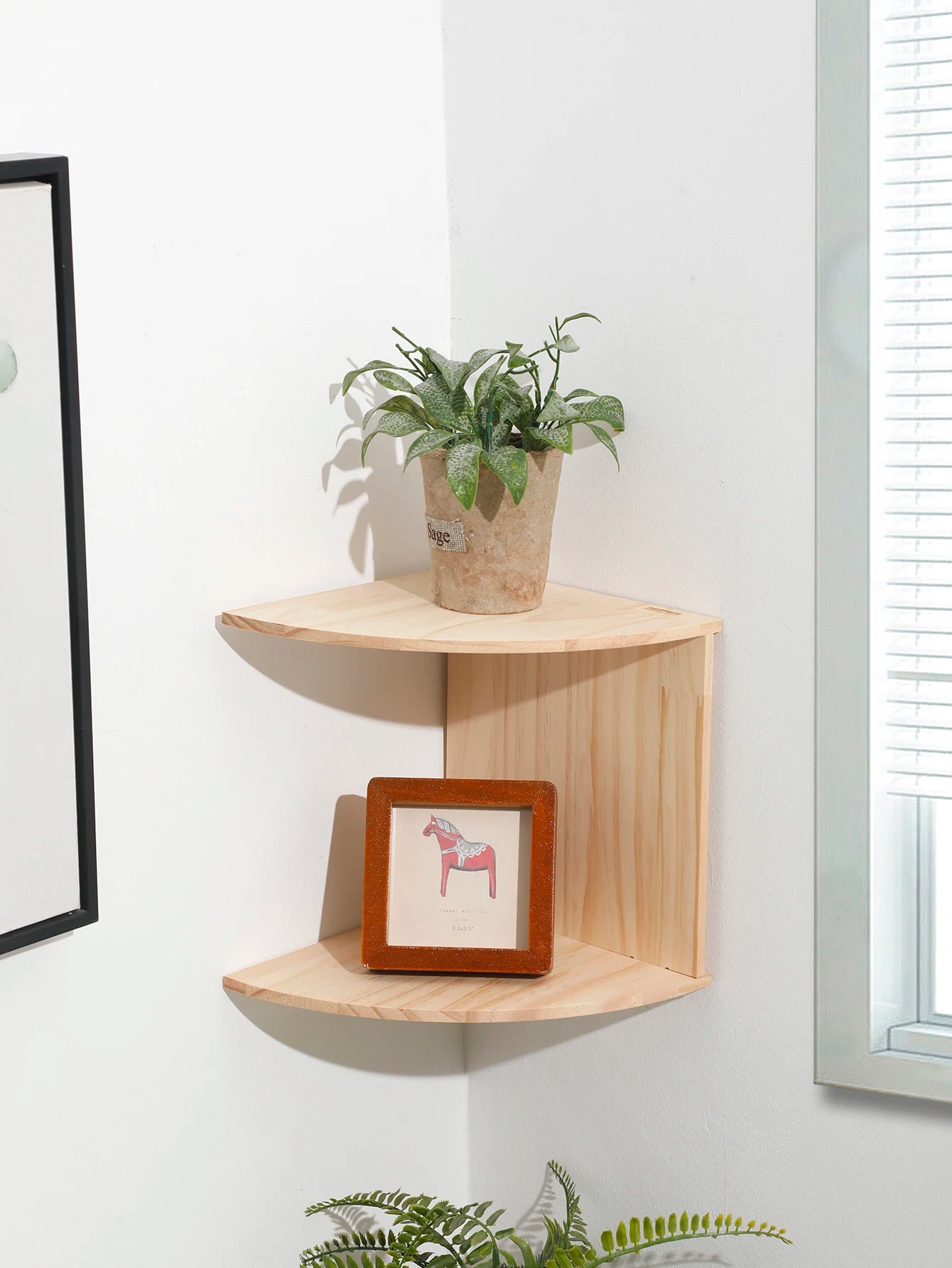 2/4/5-Layers Corner Floating Shelf