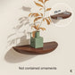 Wooden Semicircle Wall Shelves
