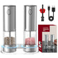 Rechargeable Stainless Steel Salt And Pepper Grinder