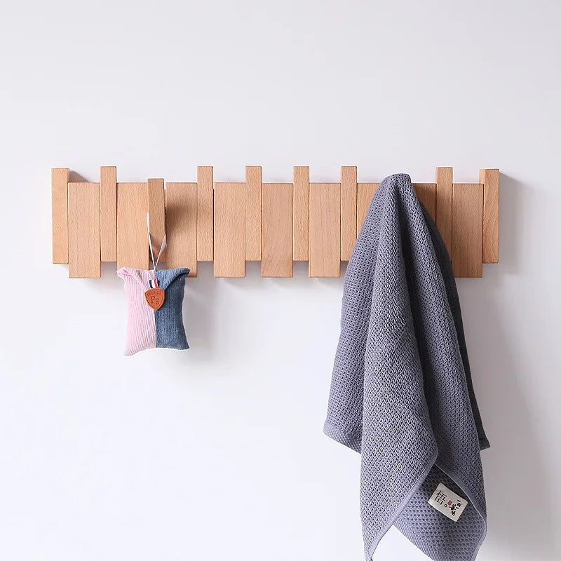 Wall Mounted Piano Key Coat Rack